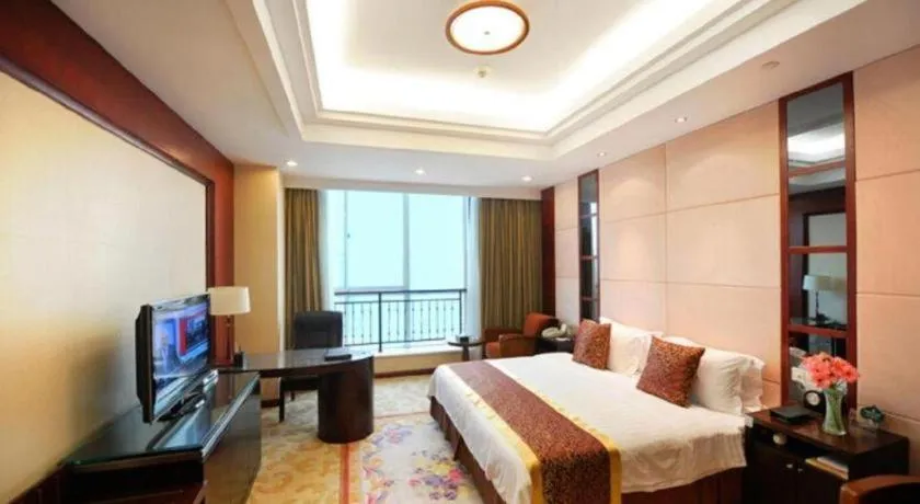 Bed in Qingdao Chengyang Detai Hotel