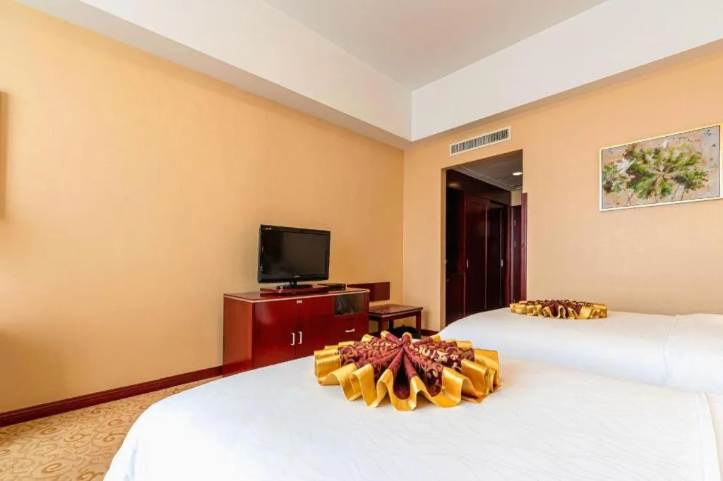 Bed in Qingdao Chengyang Detai Hotel