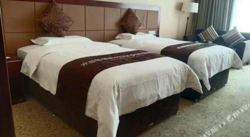 Bed in Qingdao Chengyang Detai Hotel