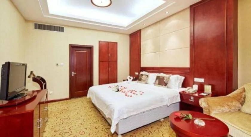 Bed in Qingdao Chengyang Detai Hotel