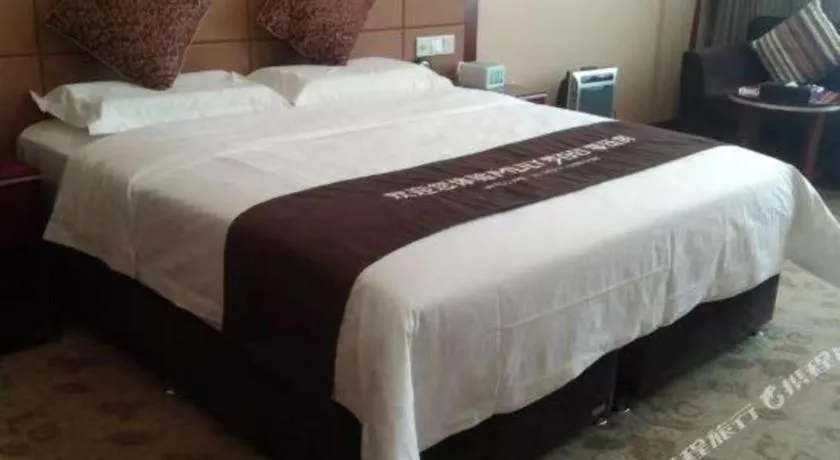 Bed in Qingdao Chengyang Detai Hotel