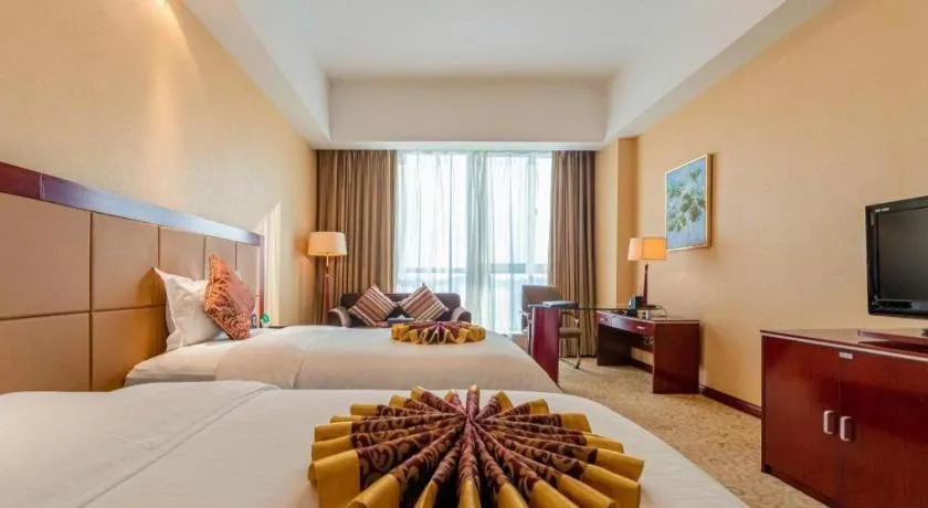 Bed in Qingdao Chengyang Detai Hotel