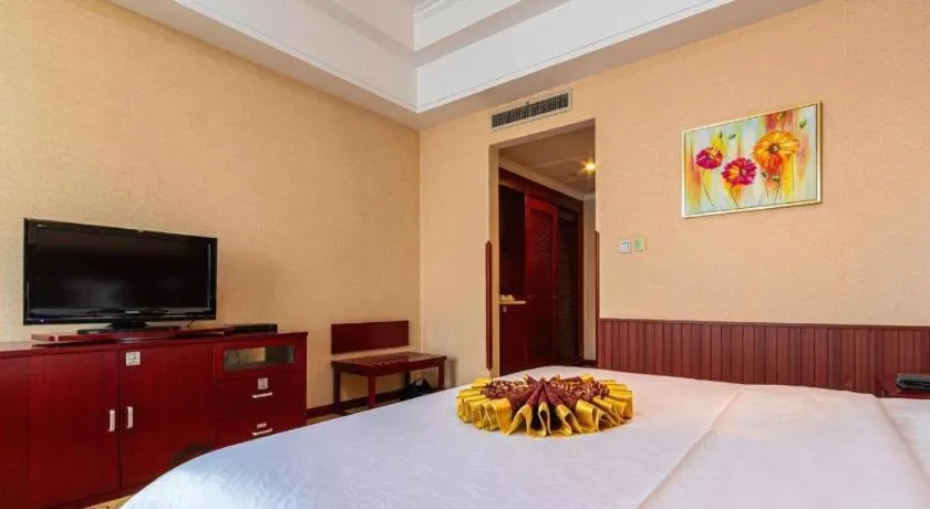 Bed in Qingdao Chengyang Detai Hotel