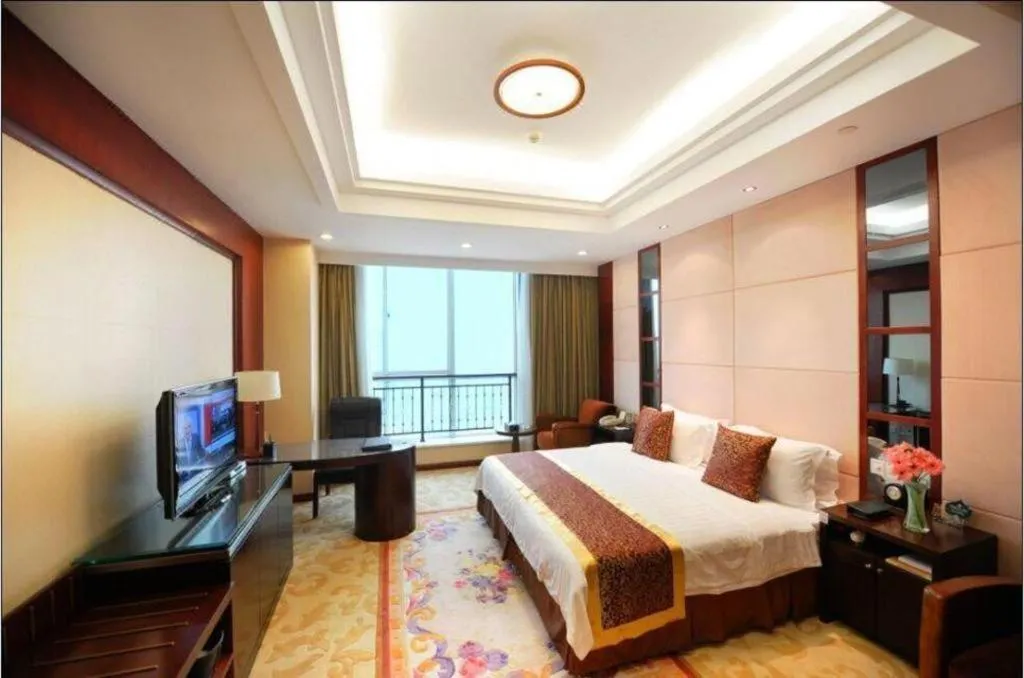 Bed in Qingdao Chengyang Detai Hotel