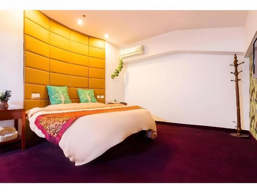 Bed in GreenTree Inn Jiangsu Wuxi Meiyuan Kaiyuan Temple Subway Master Station Express Hotel