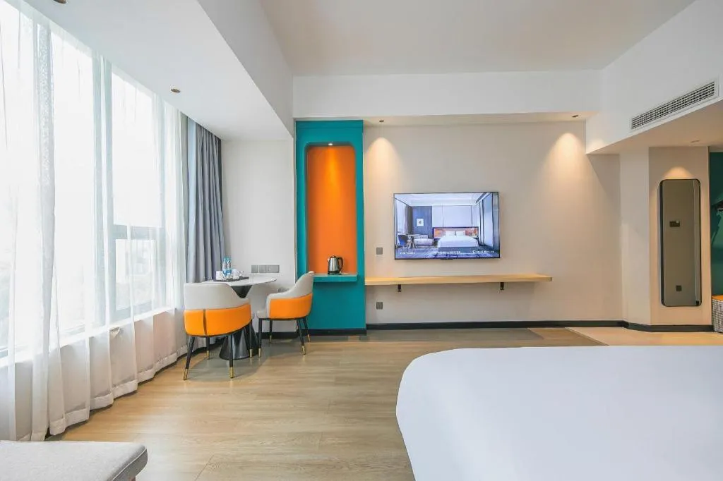 Bed in Zhoushan Changzheng Spring Hotel