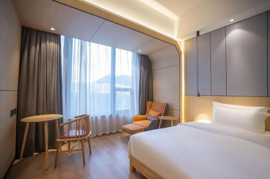 Bed in Zhoushan Changzheng Spring Hotel