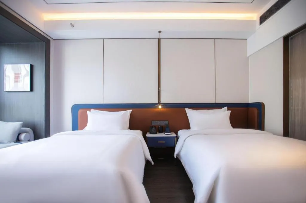 Bed in Zhoushan Changzheng Spring Hotel