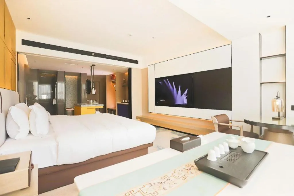 Bed in Fortune Hotel Longyan