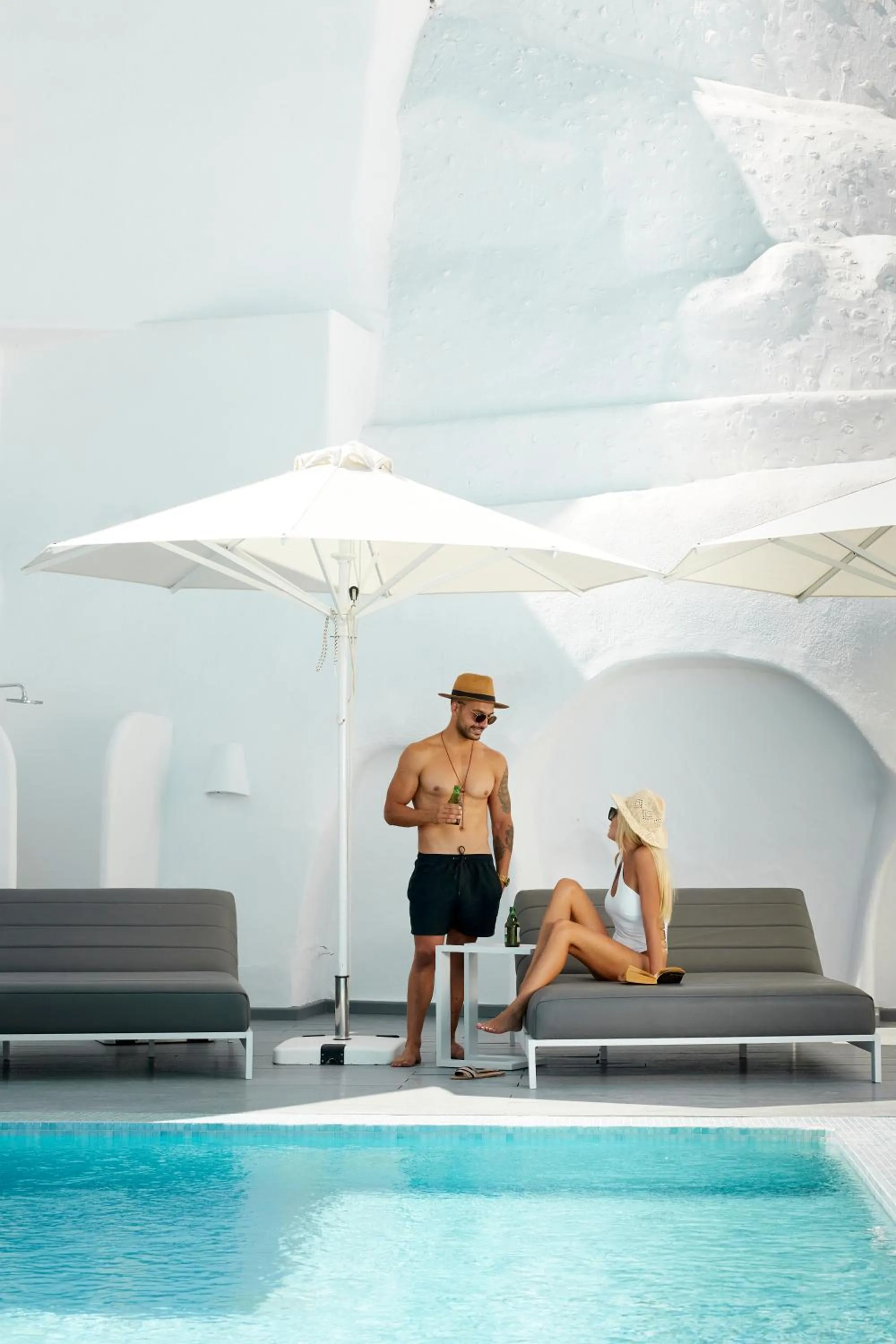 Swimming pool in Filotera Suites