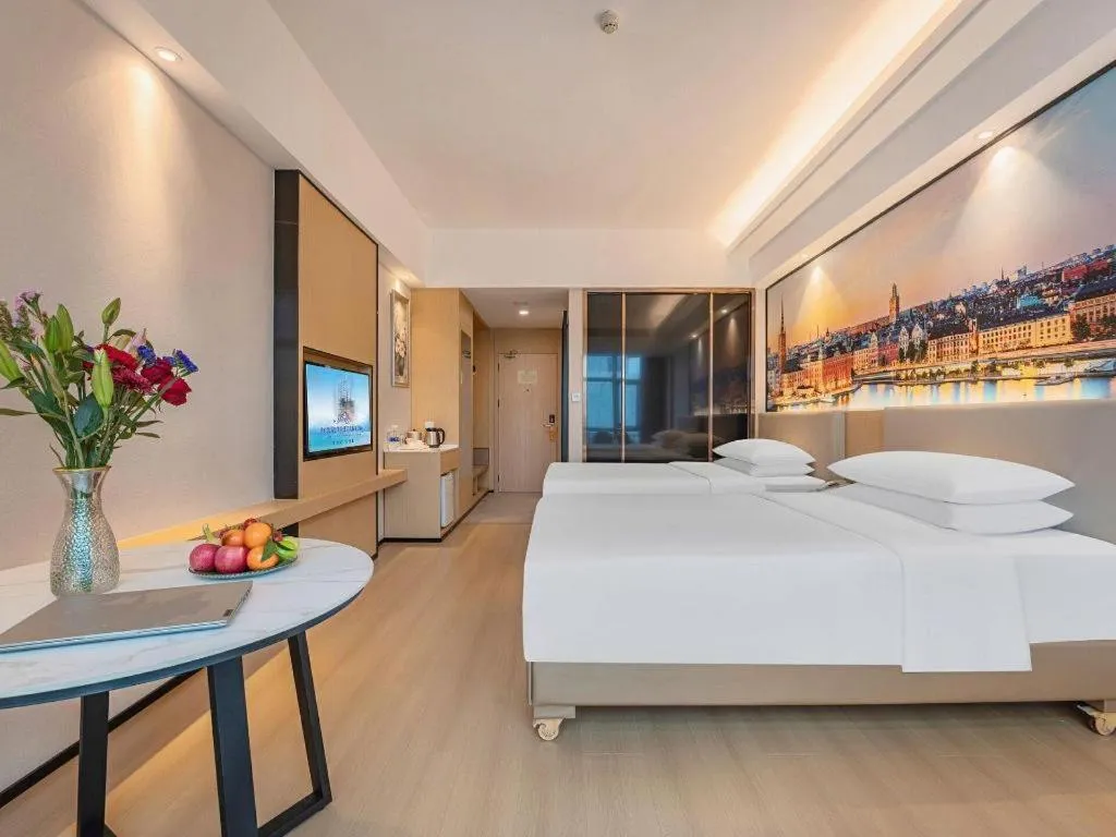 Bed in Exchange Bank Hotel Hainan