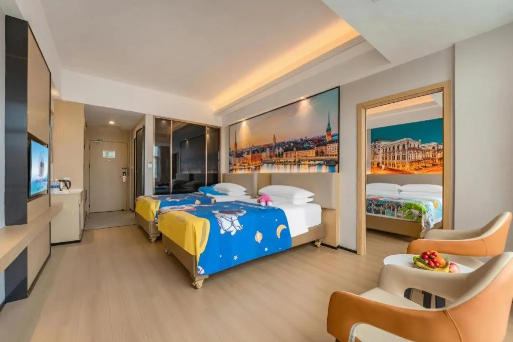 Bed in Exchange Bank Hotel Hainan