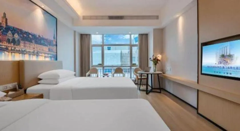 Bed in Exchange Bank Hotel Hainan