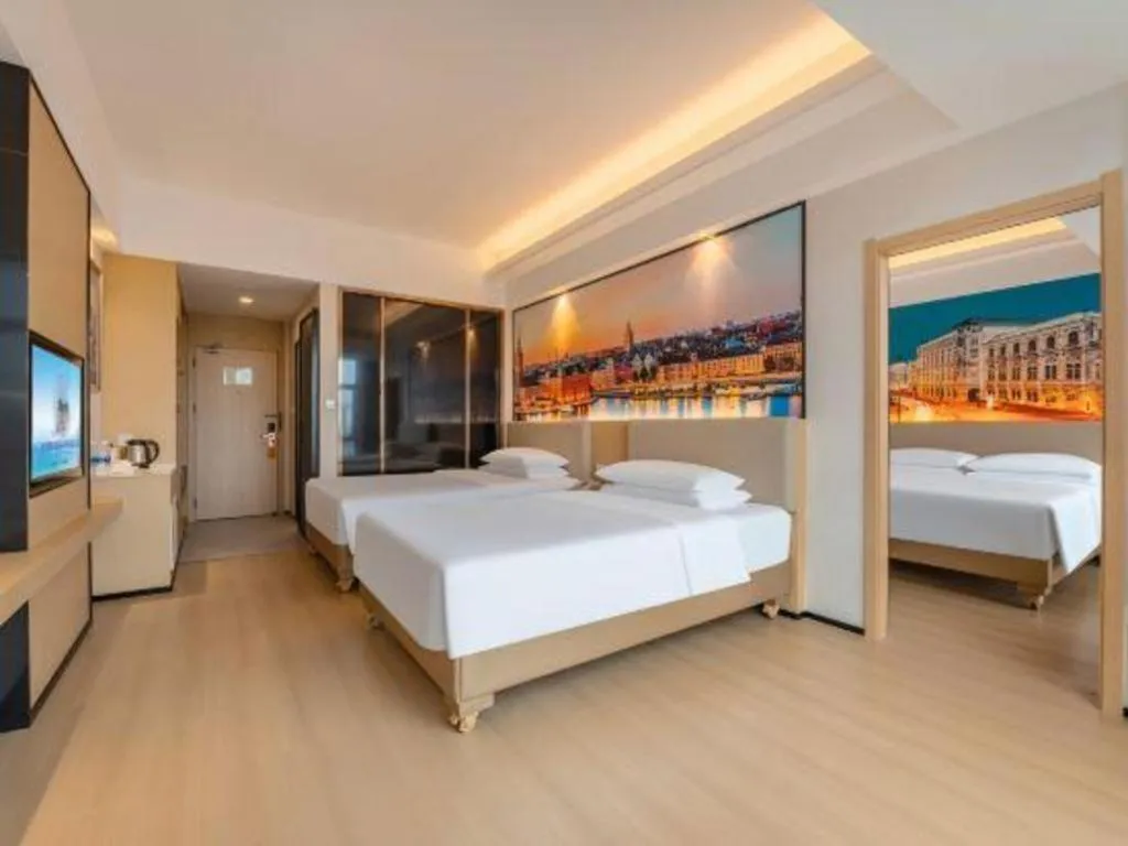 Bed in Exchange Bank Hotel Hainan