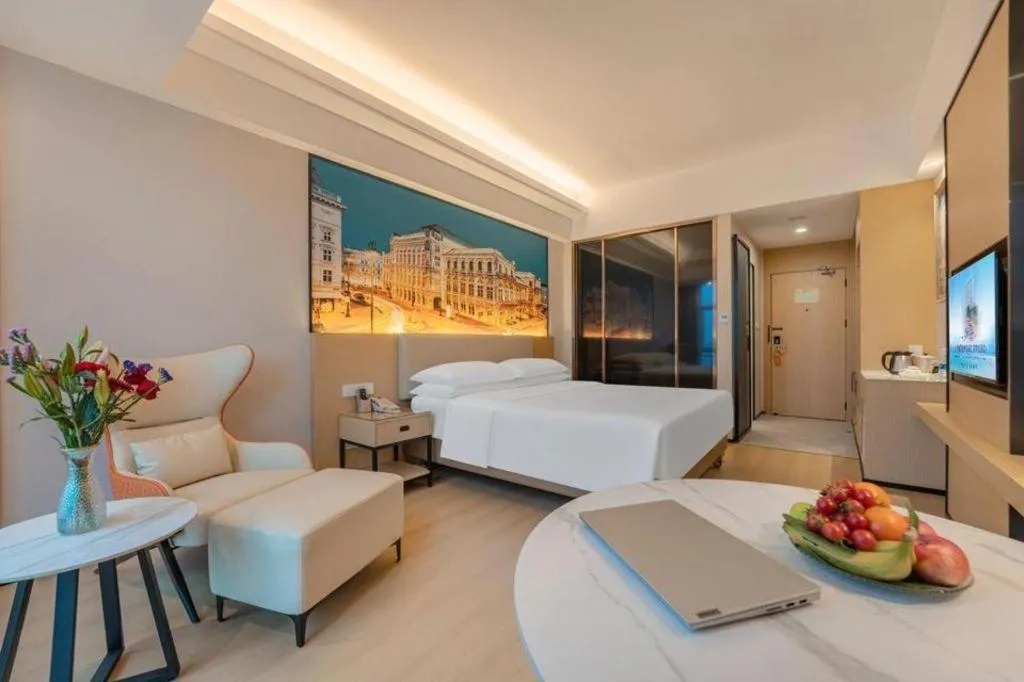 Bed in Exchange Bank Hotel Hainan