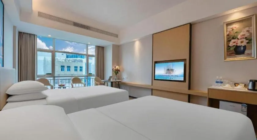 Bed in Exchange Bank Hotel Hainan