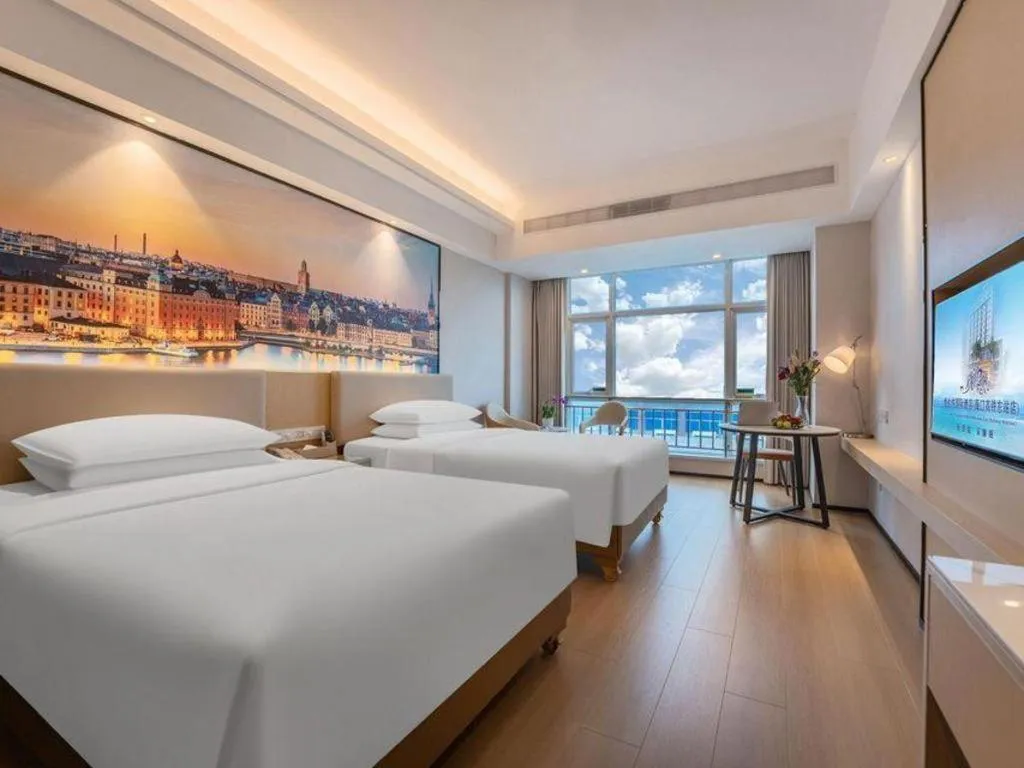 Bed in Exchange Bank Hotel Hainan