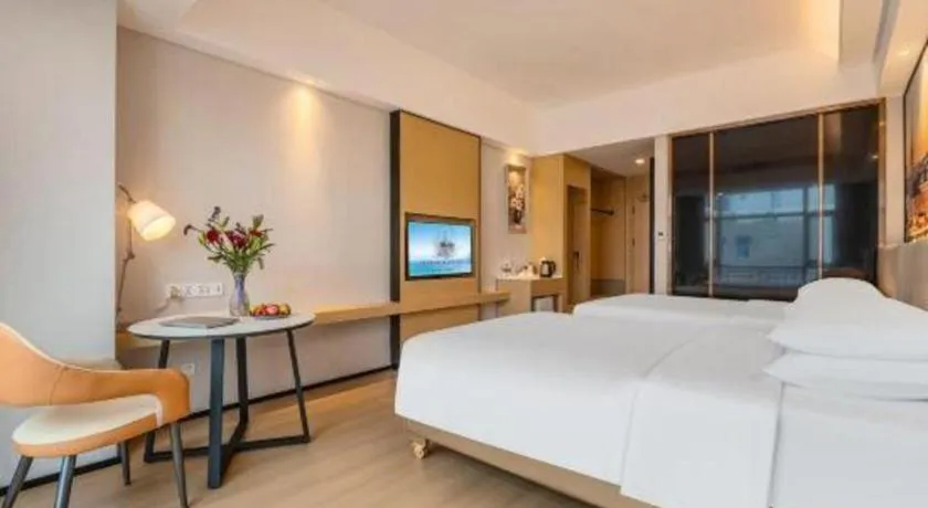 Bed in Exchange Bank Hotel Hainan