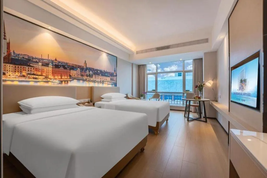 Bed in Exchange Bank Hotel Hainan