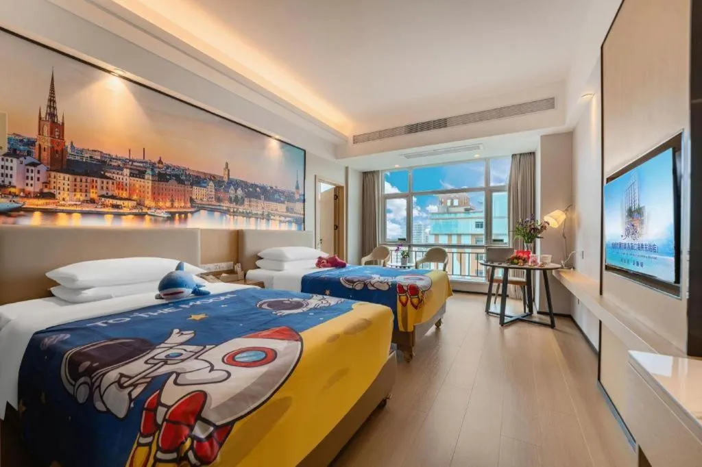 Bed in Exchange Bank Hotel Hainan