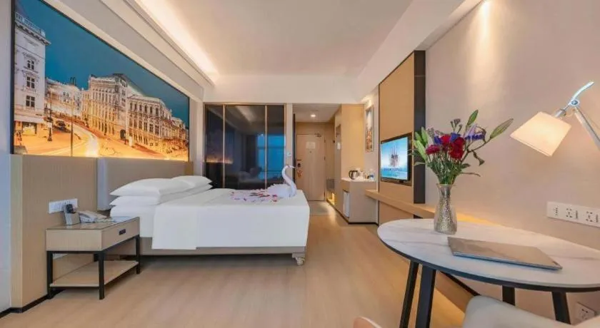 Bed in Exchange Bank Hotel Hainan