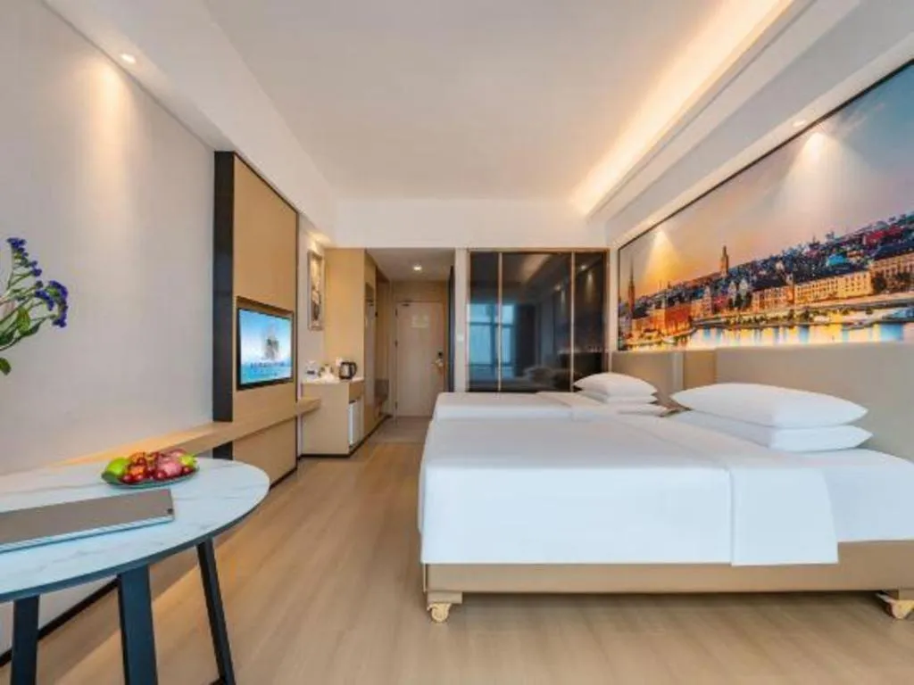 Bed in Exchange Bank Hotel Hainan