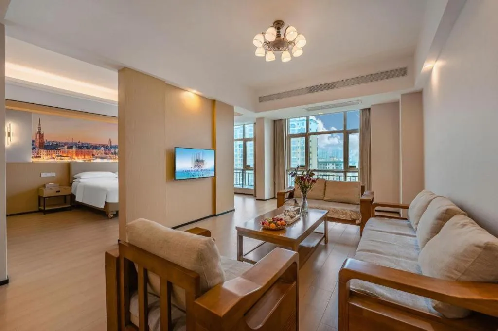 Bed in Exchange Bank Hotel Hainan