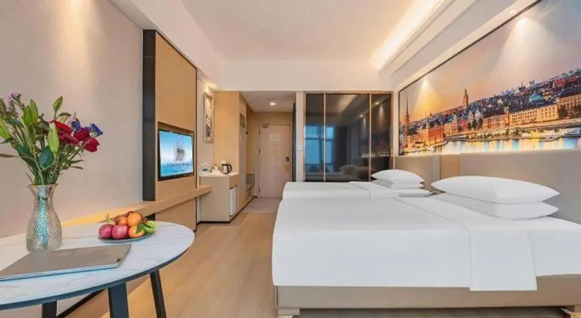 Bed in Exchange Bank Hotel Hainan