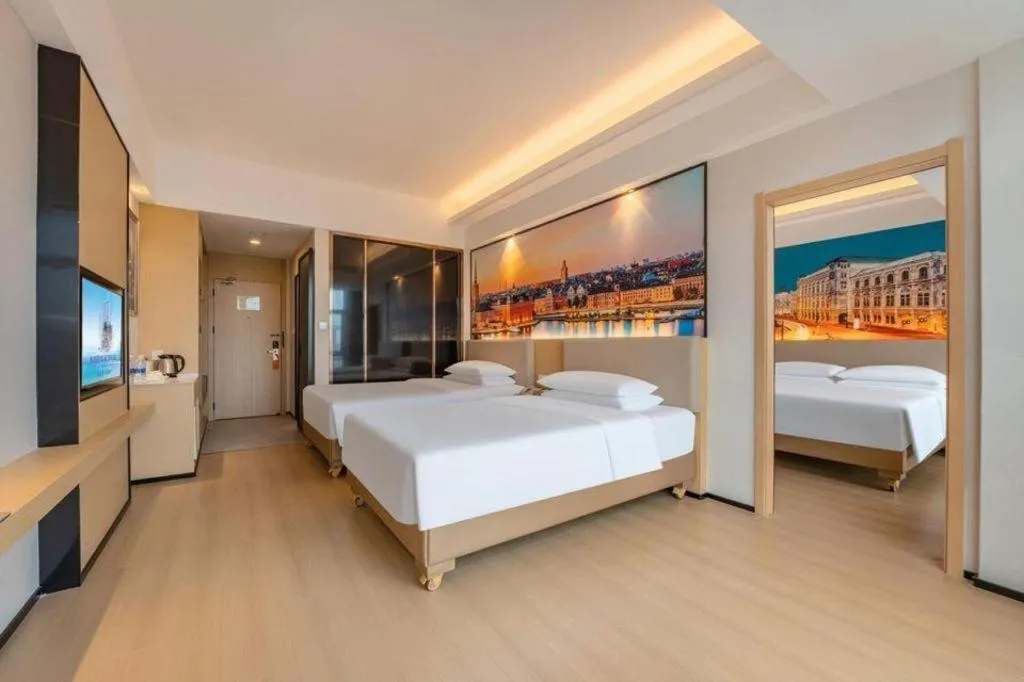 Bed in Exchange Bank Hotel Hainan