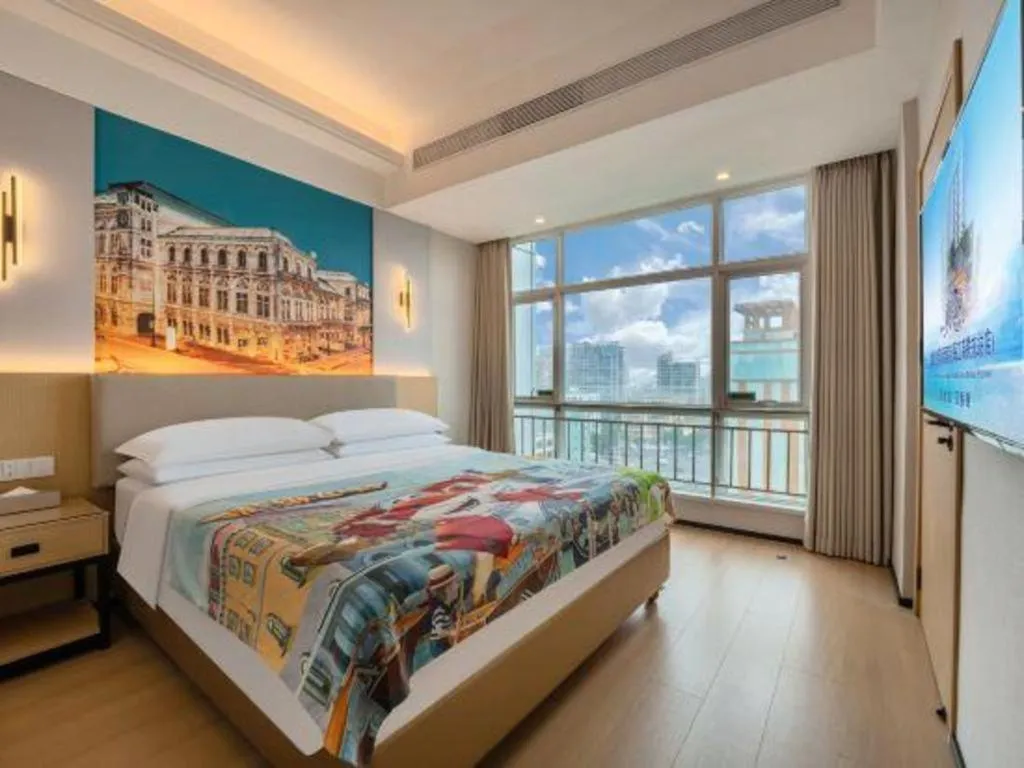 Bed in Exchange Bank Hotel Hainan