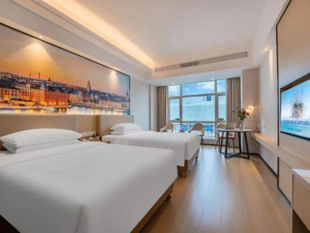 Bed in Exchange Bank Hotel Hainan