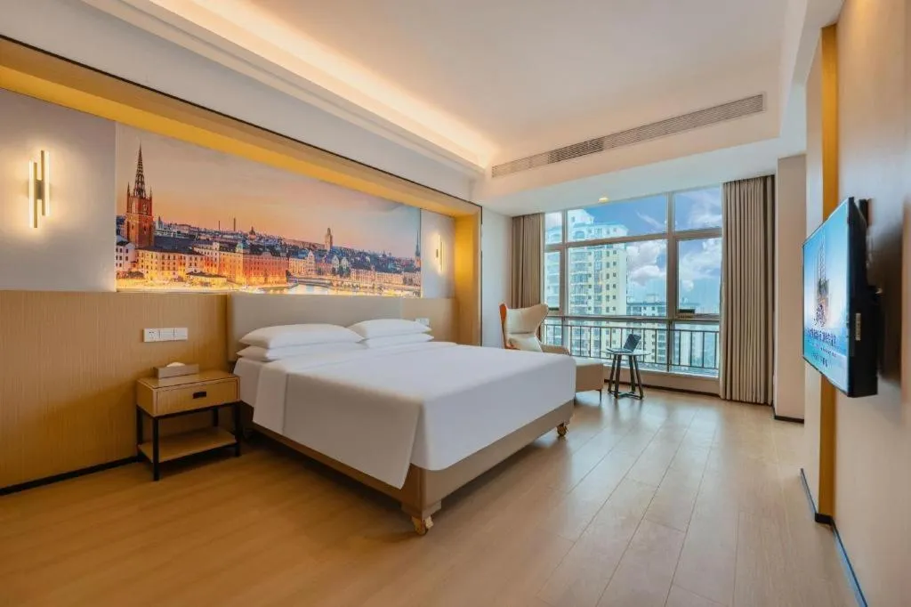 Bed in Exchange Bank Hotel Hainan