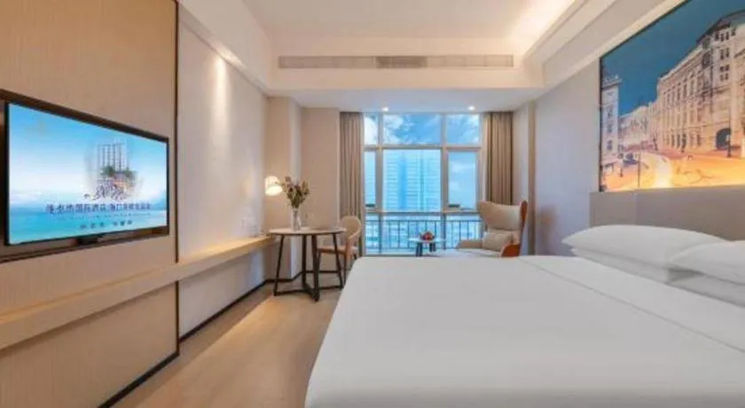Bed in Exchange Bank Hotel Hainan