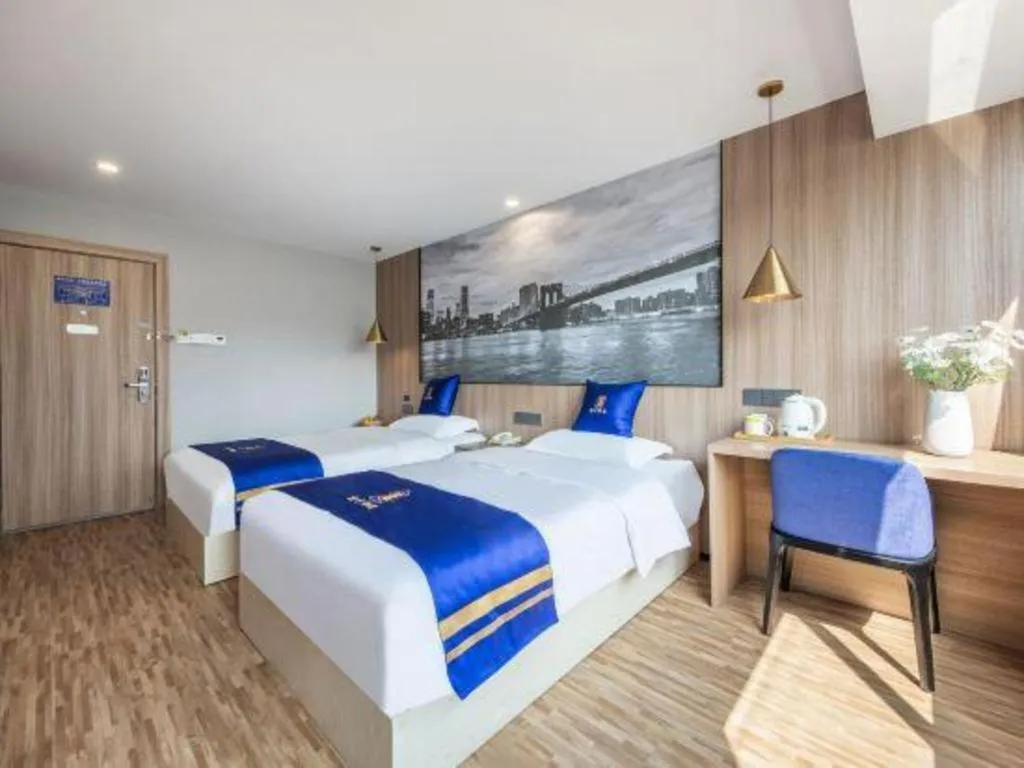 Bed in Super 8 Hotel Xiamen Railway Station