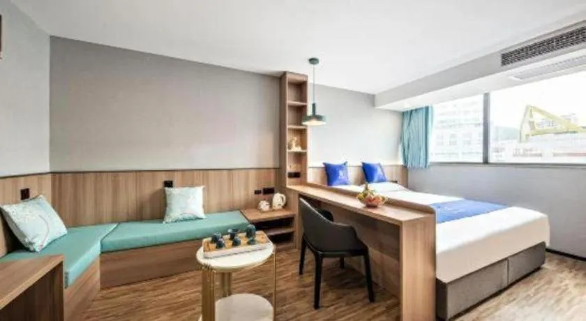 Bed in Super 8 Hotel Xiamen Railway Station