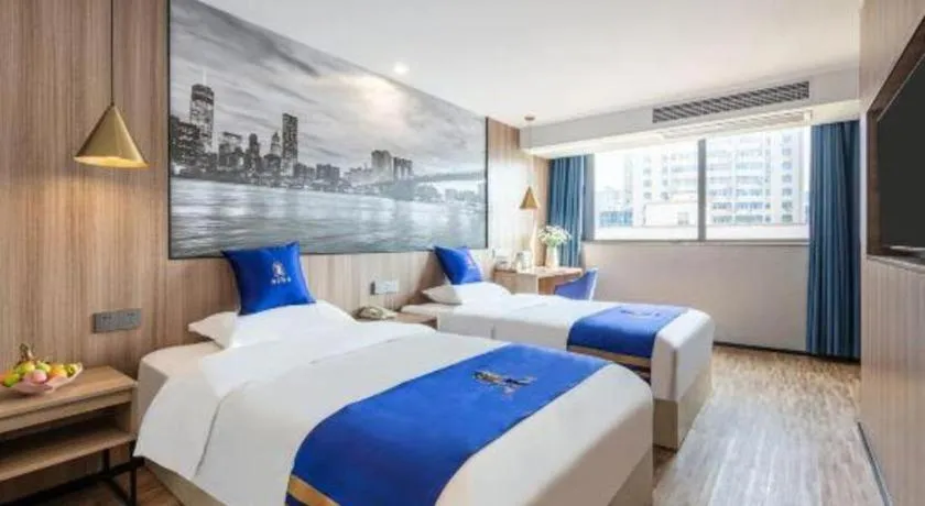 Bed in Super 8 Hotel Xiamen Railway Station