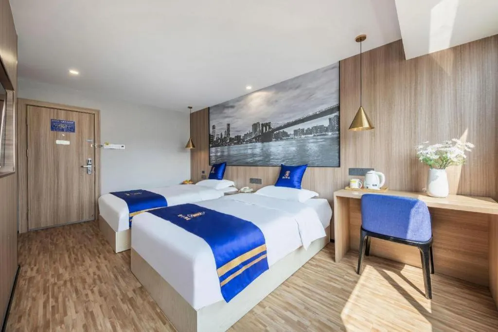 Bed in Super 8 Hotel Xiamen Railway Station