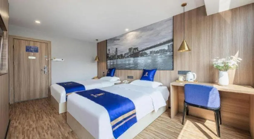 Bed in Super 8 Hotel Xiamen Railway Station