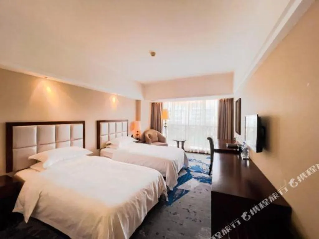 Bed in Yunhai Hotel Zhuhai