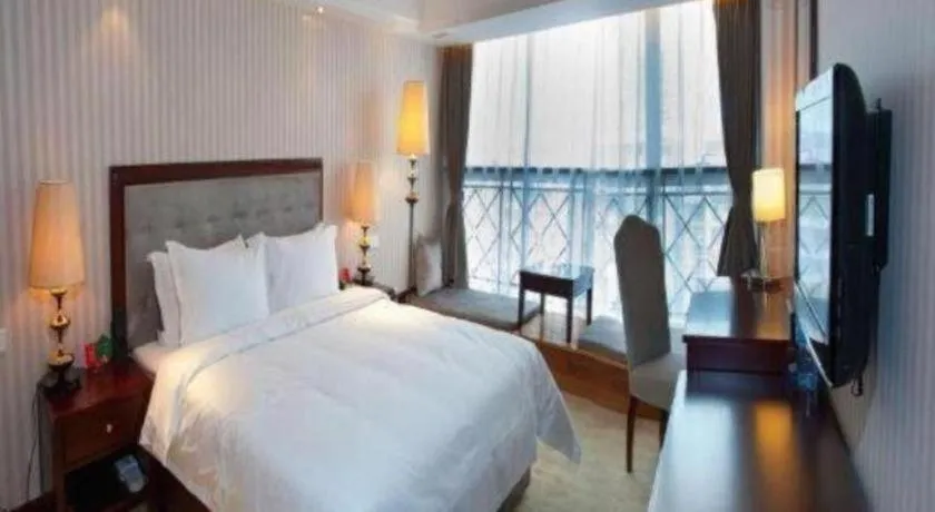 Bed in Yunhai Hotel Zhuhai