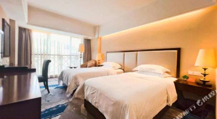 Bed in Yunhai Hotel Zhuhai