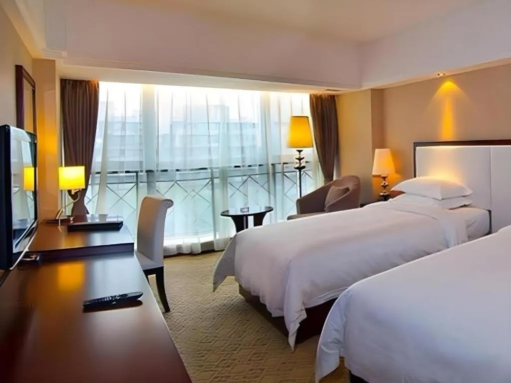 Bed in Yunhai Hotel Zhuhai