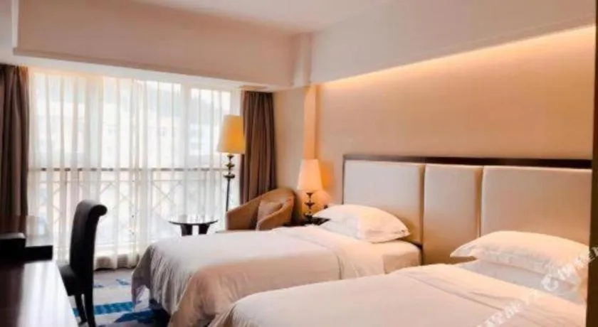 Bed in Yunhai Hotel Zhuhai