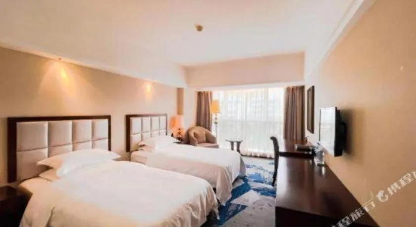 Bed in Yunhai Hotel Zhuhai