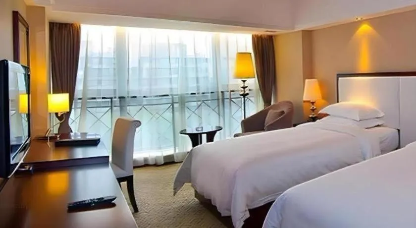 Bed in Yunhai Hotel Zhuhai