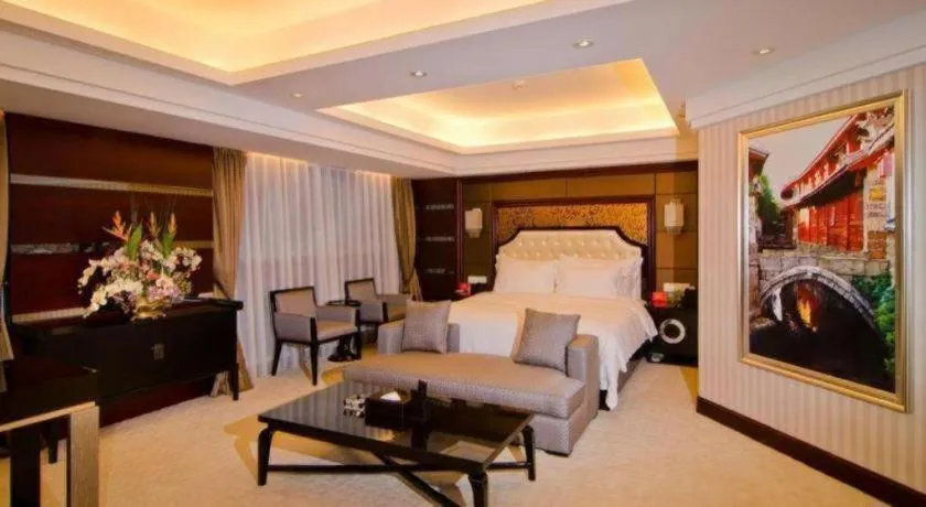 Bed in Yunhai Hotel Zhuhai