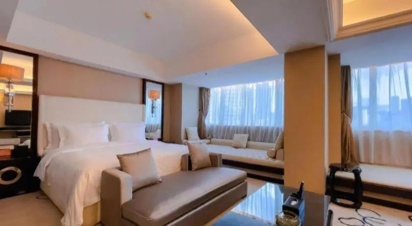 Bed in Yunhai Hotel Zhuhai