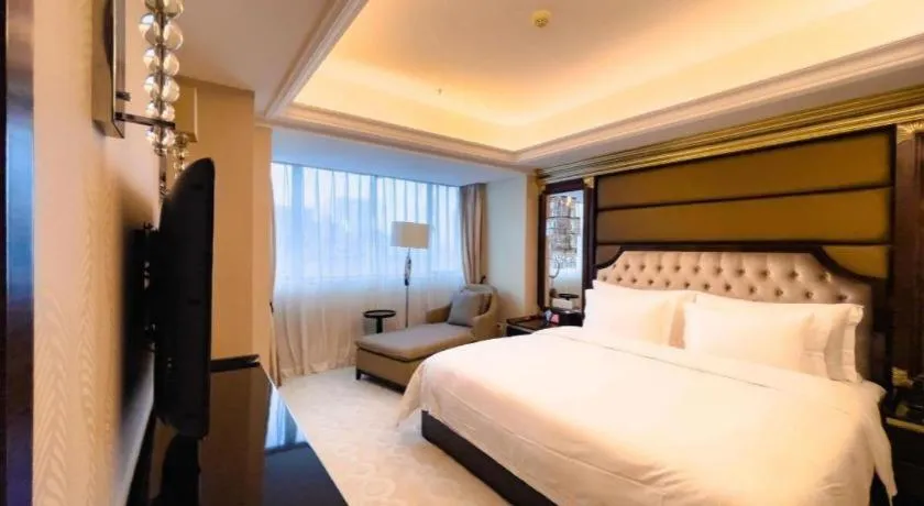 Bed in Yunhai Hotel Zhuhai