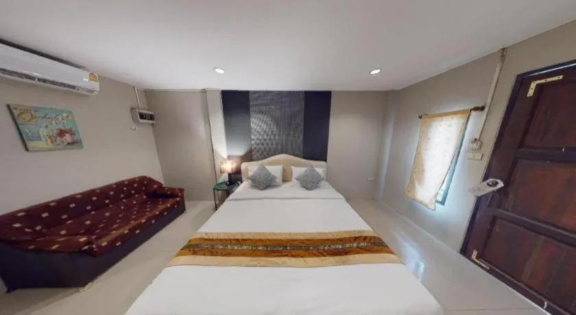 Bed in I-House Chiangrai
