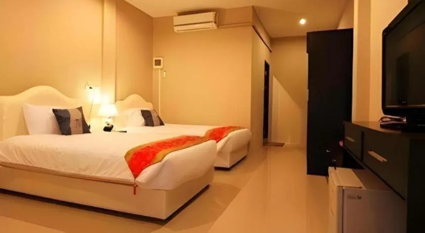 Bed in I-House Chiangrai
